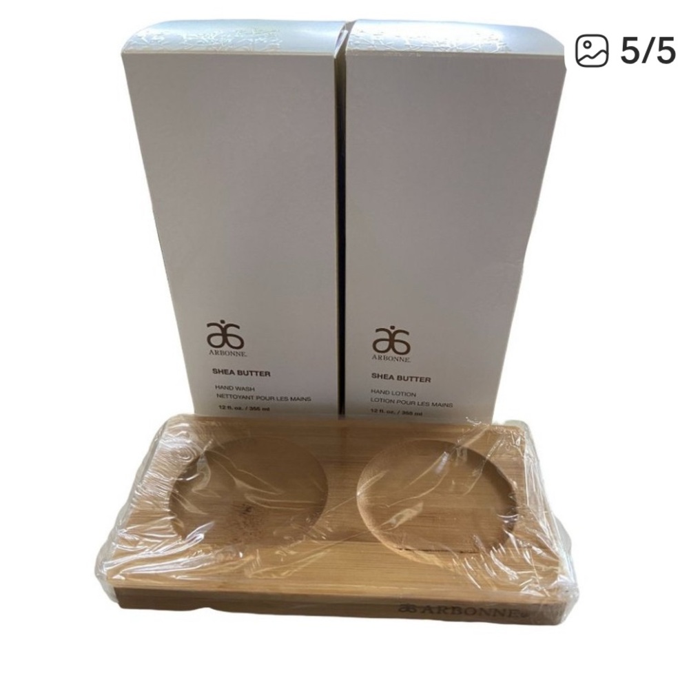 Arbonne Shea Butter Hand Care Duo 12 oz - Picture 2 of 7